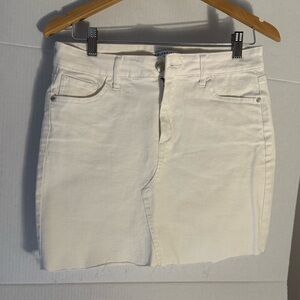 White Denim Mini
